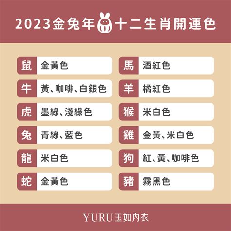 2023幸運色五行顏色|2023兔年生肖開運指南！幸運色、幸運數字、招財方位公開，快。